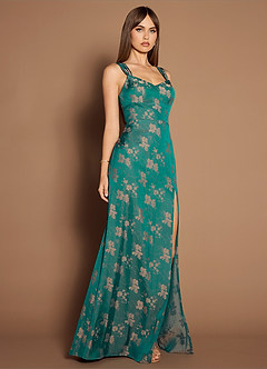 Terrie Dark Teal Maxi Dress image5