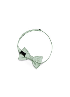 front Boy's Matte Satin Pre-Tied Bow Tie