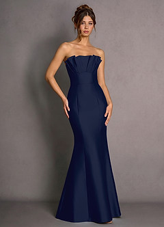 Maxi jurk Verity Diepe Marine image1