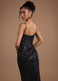 Brie Black Midi Dress image7
