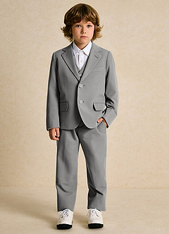 Oliver Boys Grey 3-Piece Suit