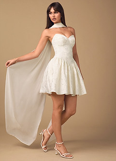 Astra French White Mini Dress image4