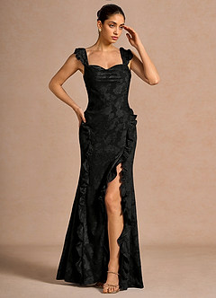 Barsha Black Maxi Dress image4