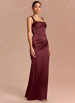 Amora Wine Maxi Dress image3