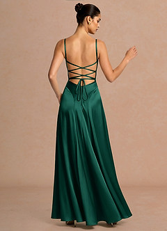 Robe Maxi Vert Chasseur Muirgen image2