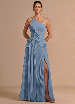 Maxi jurk Melody Poederblauw image3