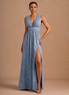 Lilienne Powder Blue Maxi Dress image4