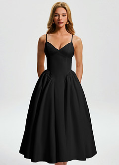 L'Amour Black Maxi Dress image3