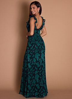 Maxi jurk Carly Teal Green image7