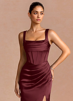 Amora Wine Maxi Dress image5