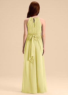 Azazie Malone Junior Klänning av A-Line i Chiffong Plisserad image2