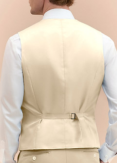 front James Șampanie Vestă de costum structurată elastică