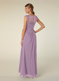 Azazie Libby Mother of the Bride Dresses Wisteria A-Line Scoop Sequins Chiffon Dress image4