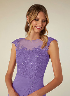 Azazie Libby Mother of the Bride Dresses Tahiti A-Line Scoop Sequins Chiffon Dress image5