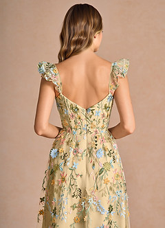 Denisse Lemon Multi Midi Dress image8