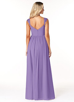 Azazie Cleobella Bridesmaid Dresses Tahiti A-Line Sweetheart Lace Chiffon Dress image2