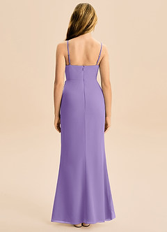 Azazie Buzzy Junior Robe Fourreau en Mousseline de soie Plissée Tahiti image5