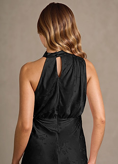 Lumi Black Floral Maxi Dress image2