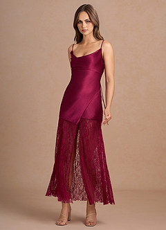 Maxi jurk Gia Merlot image3