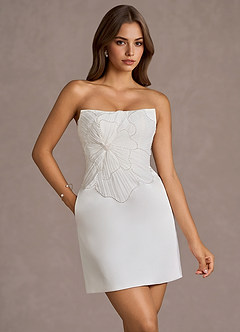 Leina White Mini Dress image5
