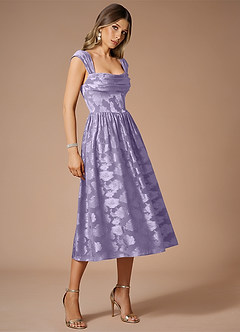 Dana Lilac Midi Dress image6