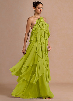 Montana Lemon Green Maxi Dress image5