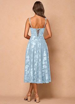 Vestido Azul Pálido Midi Sylvie image2