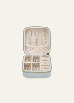 front Estuche de terciopelo para guardar joyas