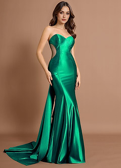 Maxi jurk Doriane Smaragd image5