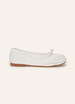front Ballerines Tabi Fold à bout fendu en maille
