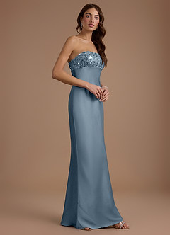 suknia Niebieski Pudrowy Maxi Narah image5