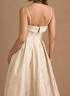 Cecilia Vintage Champagne Midi Dress image6