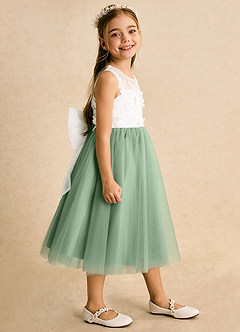 Azazie Lina Flower Girl Klänningar Klänning Balklänning i Spets image6