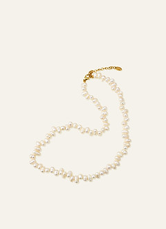 front Freshwater Pearl Strand Necklace