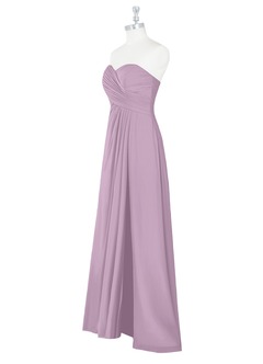 Azazie Arabella Allure Brautjungfernkleider Wandelbar A-Linie Herzausschnitt Chiffon Kleid Blauregen image11