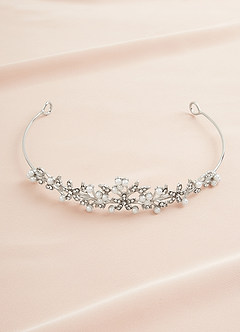 Floral Pearl and Rhinestone Flower Girl Tiara