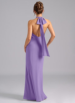 Azazie Velli Bridesmaid Dresses Tahiti Mermaid Bow Chiffon Dress image2