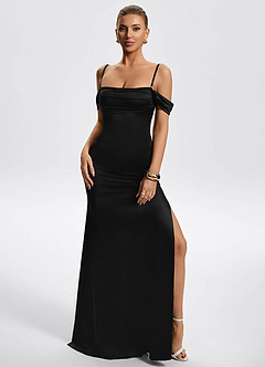 Milena Black Maxi Dress image4