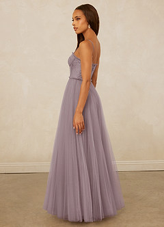 Christian Siriano Bridal for Azazie 1015 Bridesmaid Dresses Pleated Tulle and Chantilly Lace A-line Dress image7
