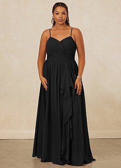Christian Siriano Bridal for Azazie 1004 Bridesmaid Dresses Pleated Drape Chiffon A-line Dress image12
