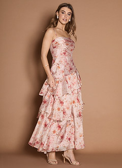 Raina Apricot Multi Maxi Dress image4