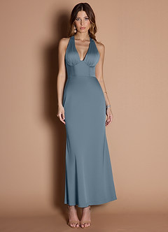 Zephyra Powder Blue Mermaid Dress image3