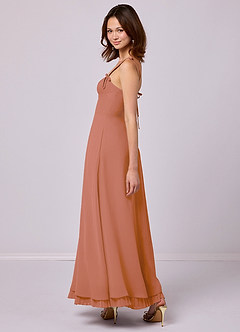 Barbie ♥ Azazie Bridesmaid Dresses MAI TAI A-Line Pleated Chiffon Dress image5