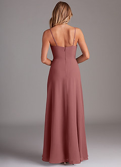 Azazie Breonna Bridesmaid Dresses Amethyst A-Line Sweetheart Neckline Chiffon Dress image2