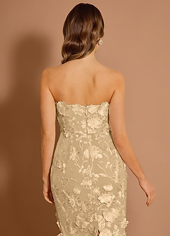 Della Champagne Midi Dress image7