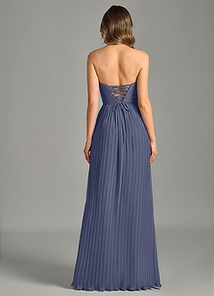 Azazie Becka Bridesmaid Dresses Stormy A-Line Strapless Chiffon Dress image2