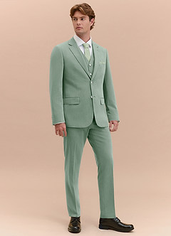 front William Dusty Sage 3-delad kostym