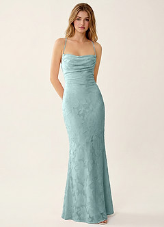 Natasha Mist Jacquard Corset Mermaid Prom Dress image5