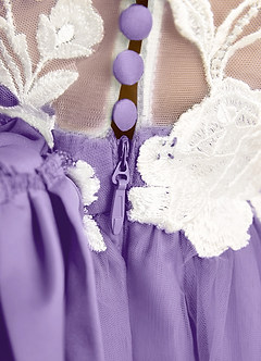 Azazie Sundae Robe Demoiselle D'honneur Fillette Robe Princesse en Dentelle Tahiti image8