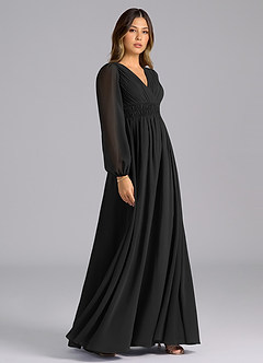 Maxi jurk Myah Zwart image5